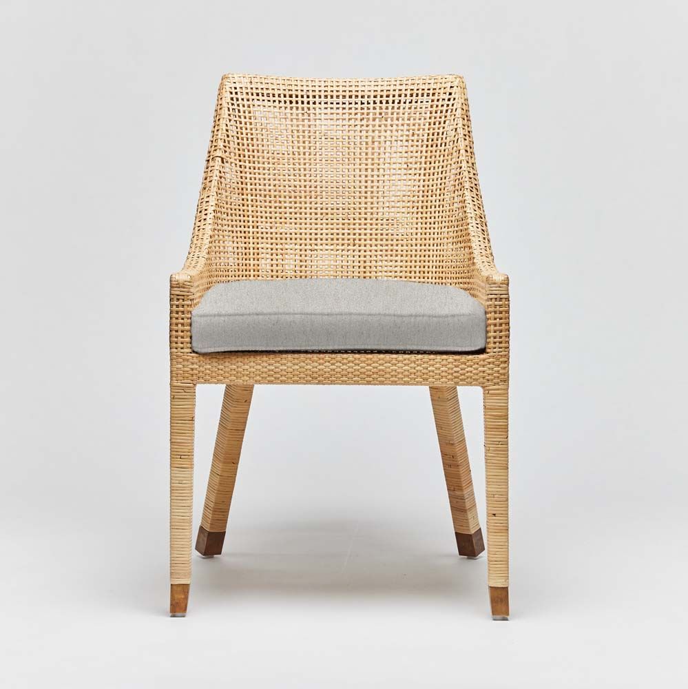 Interlude Boca Dining Chair Natural - Image 4