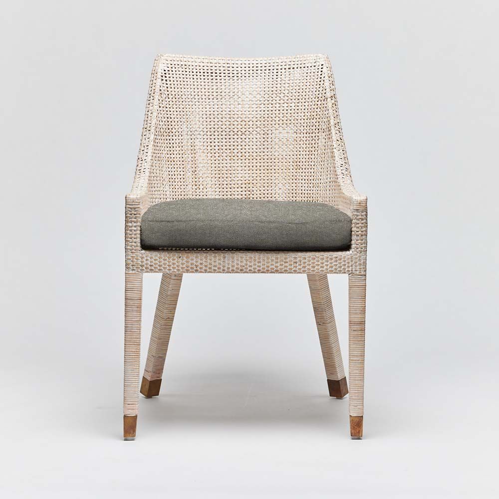 Interlude Boca Dining Chair White Wash - Image 2