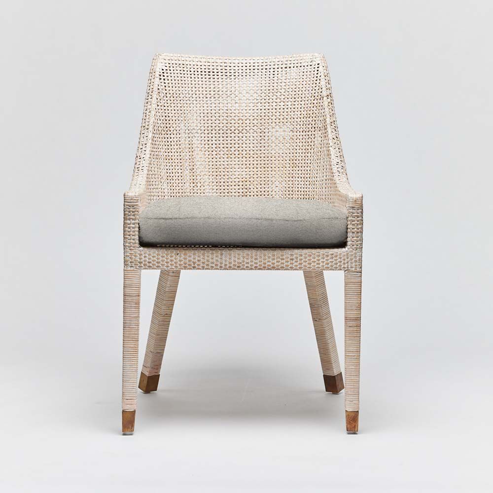 Interlude Boca Dining Chair White Wash - Image 3