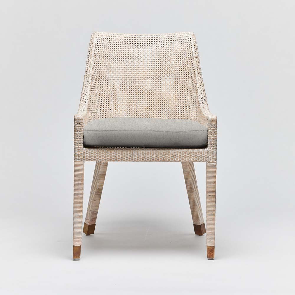 Interlude Boca Dining Chair White Wash - Image 4