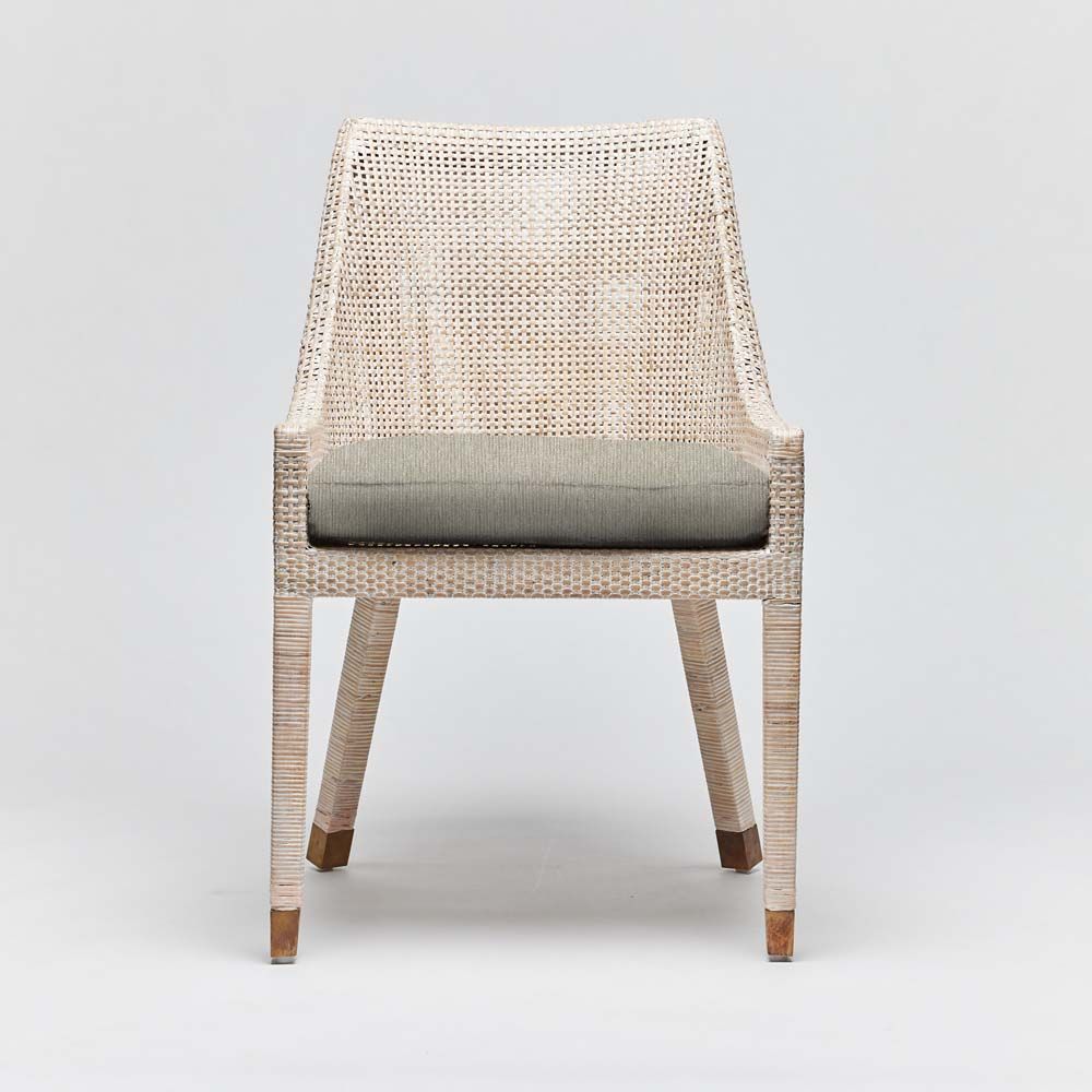 Interlude Boca Dining Chair White Wash - Image 9