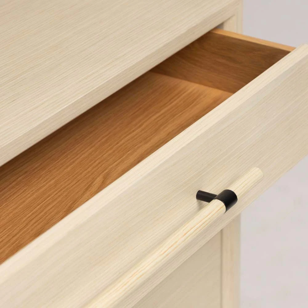 Interlude Burton 3 Drawer Bedside - Image 3