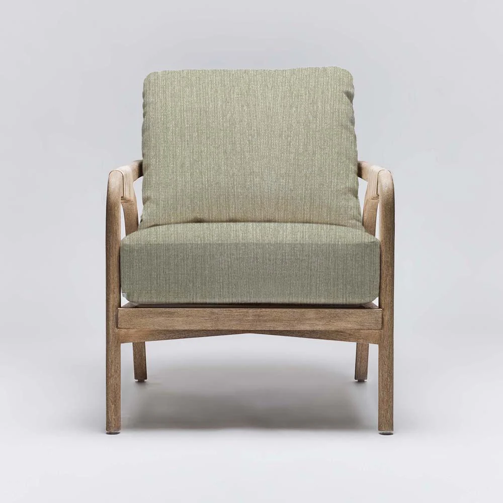 Interlude Delray Lounge Chair White Ceruse - Image 11