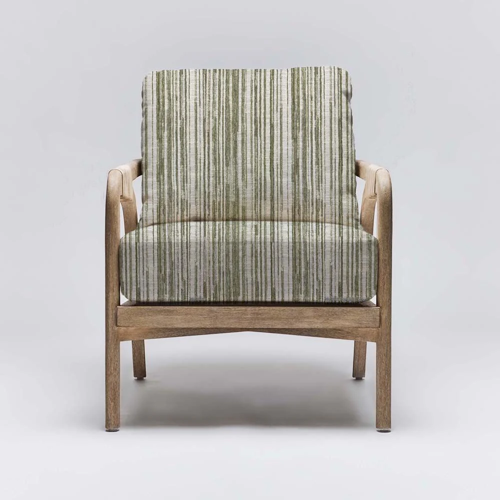 Interlude Delray Lounge Chair White Ceruse - Image 5