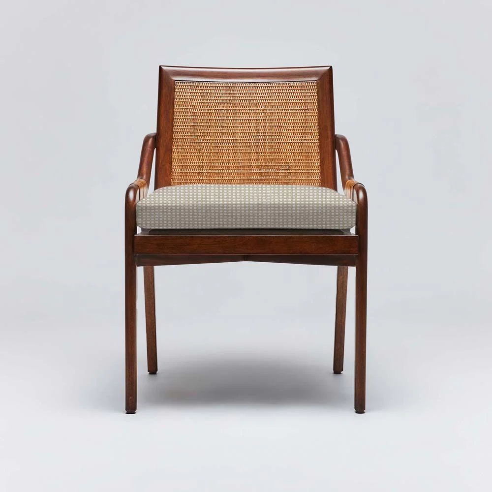 Interlude Delray Side Chair Chestnut - Image 12
