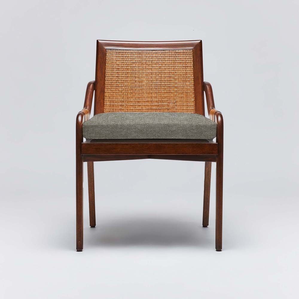 Interlude Delray Side Chair Chestnut - Image 2