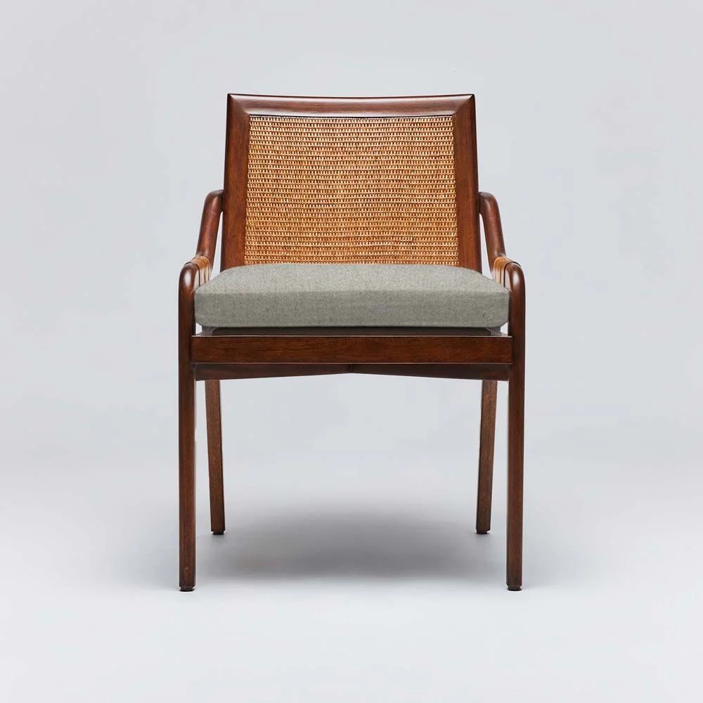 Interlude Delray Side Chair Chestnut - Image 3