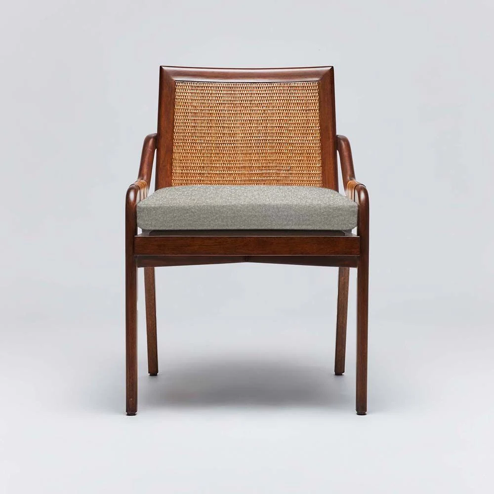 Interlude Delray Side Chair Chestnut - Image 4