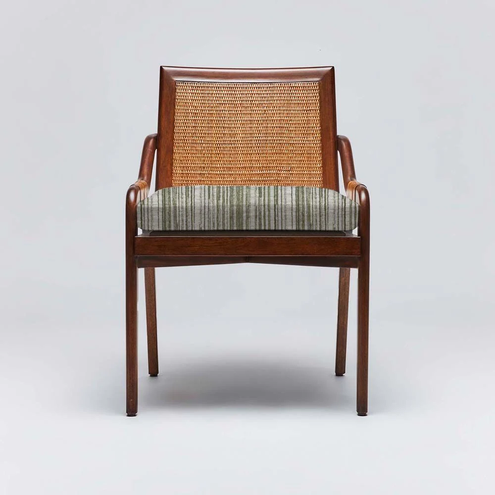 Interlude Delray Side Chair Chestnut - Image 5