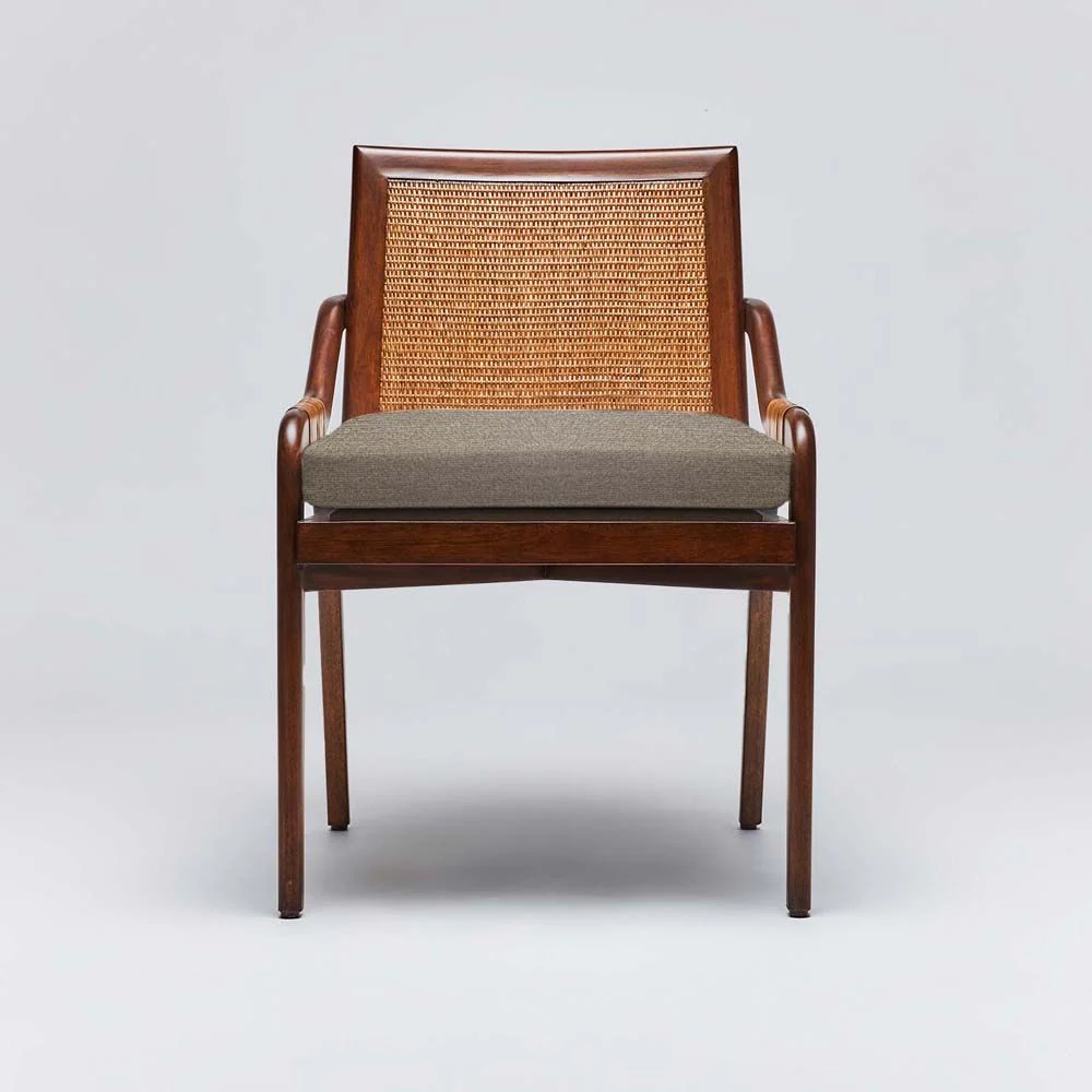 Interlude Delray Side Chair Chestnut - Image 6