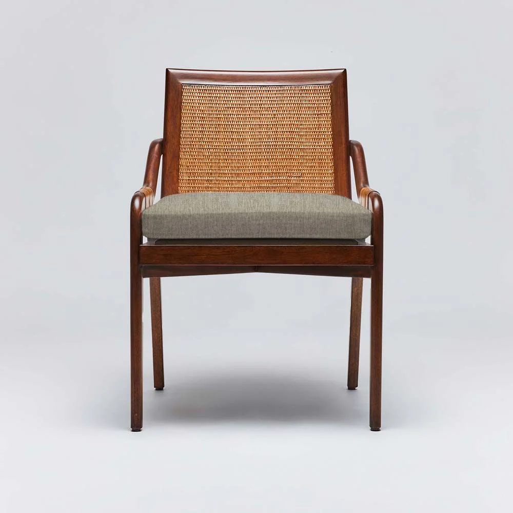 Interlude Delray Side Chair Chestnut - Image 7
