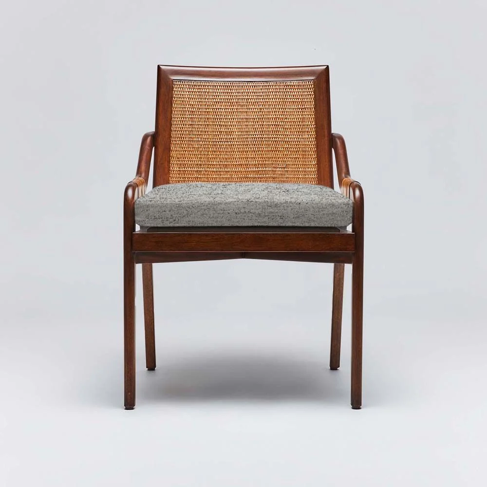 Interlude Delray Side Chair Chestnut - Image 8