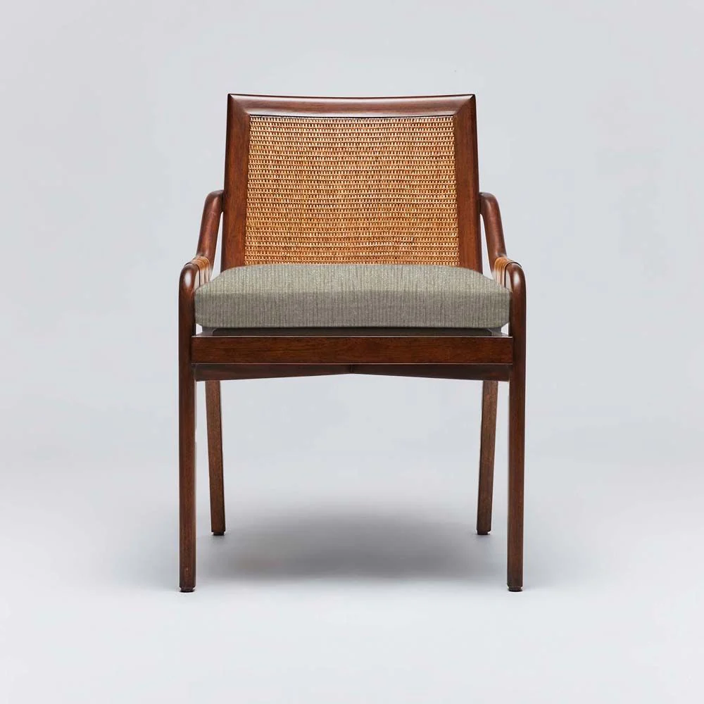 Interlude Delray Side Chair Chestnut - Image 9