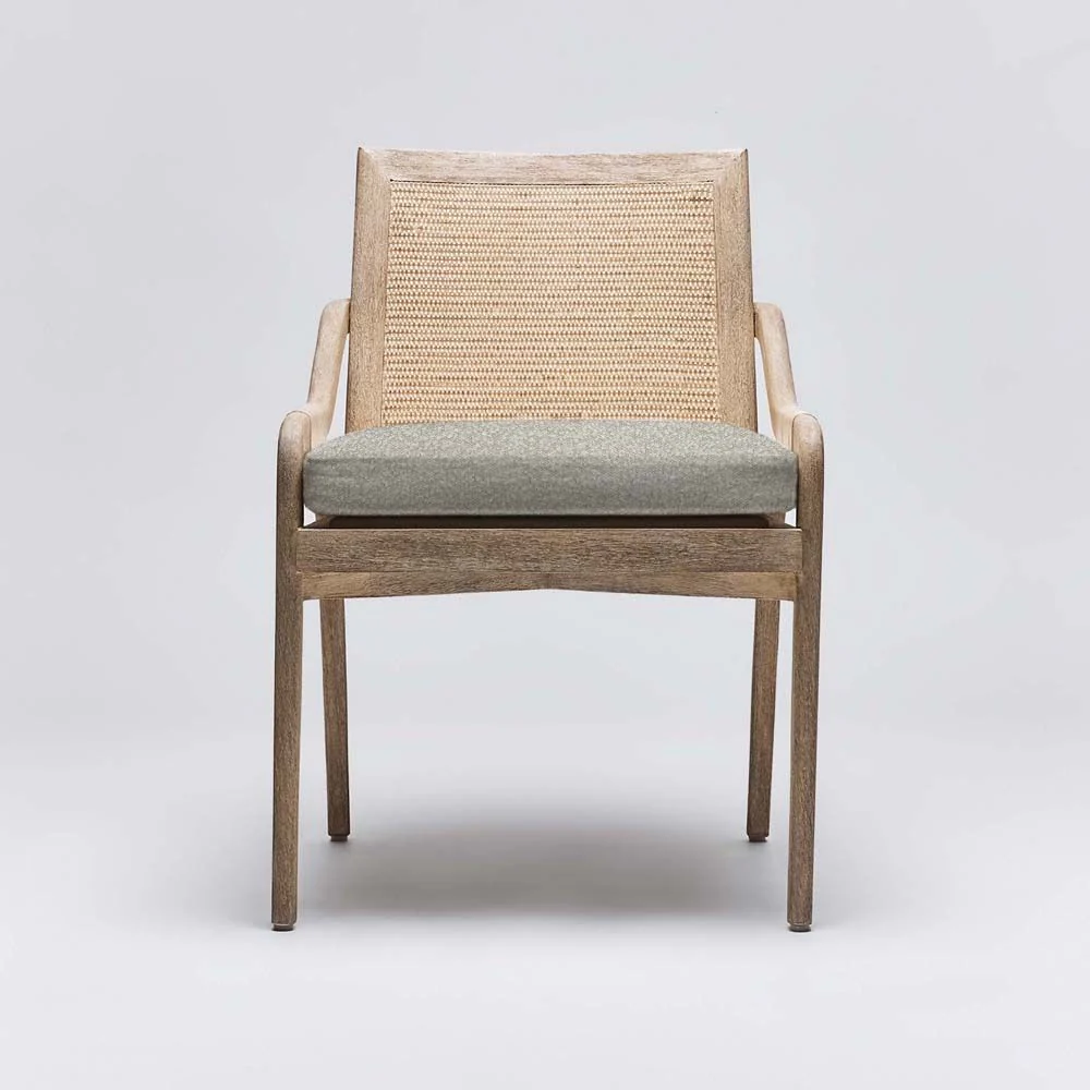 Interlude Delray Side Chair White Ceruse - Image 4