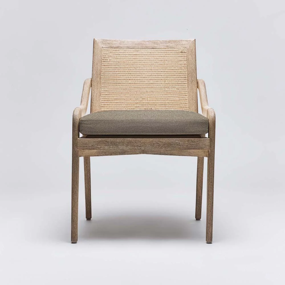 Interlude Delray Side Chair White Ceruse - Image 6
