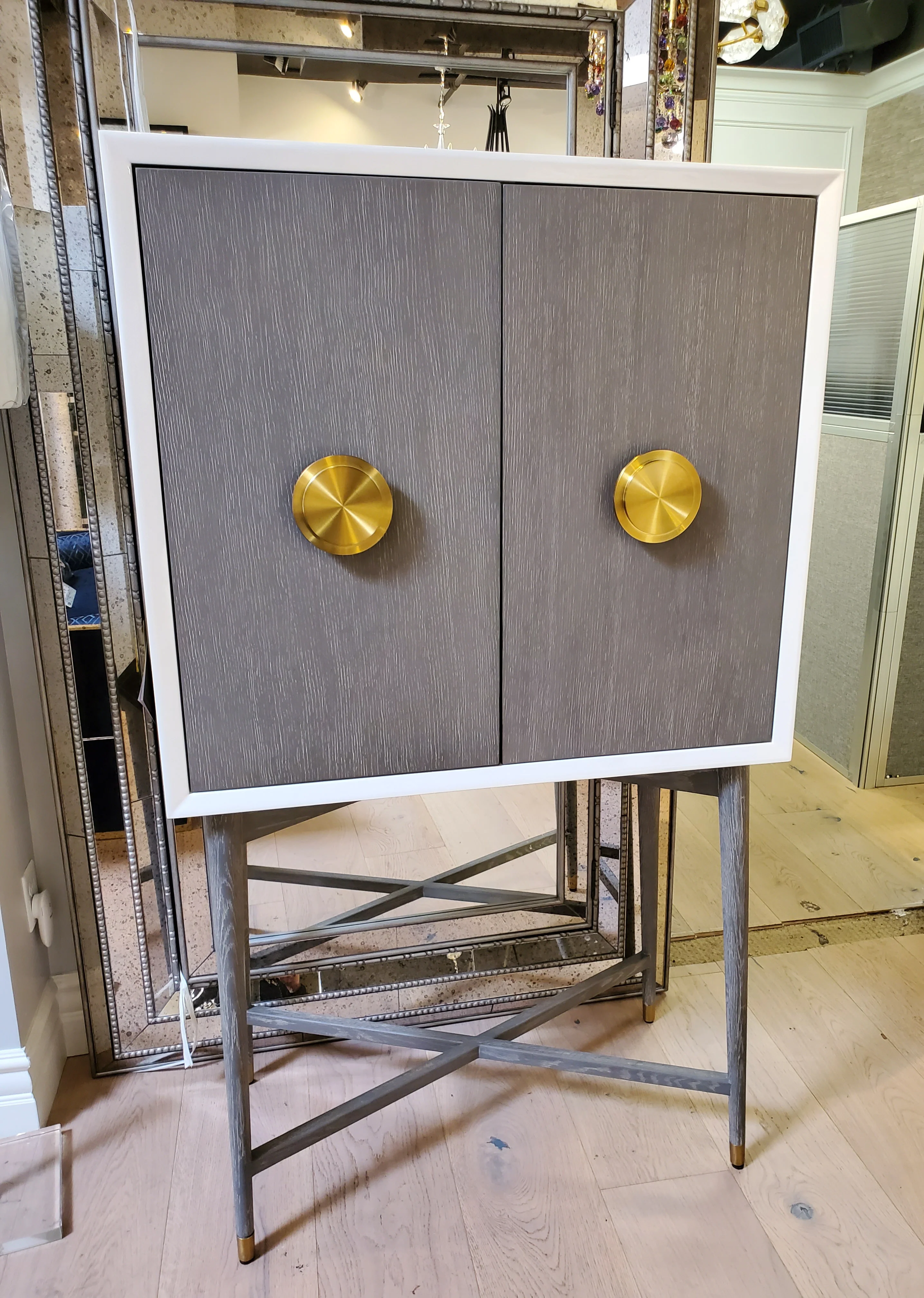 Interlude Desire Tall Bar Cabinet Floor Sample - Image 2