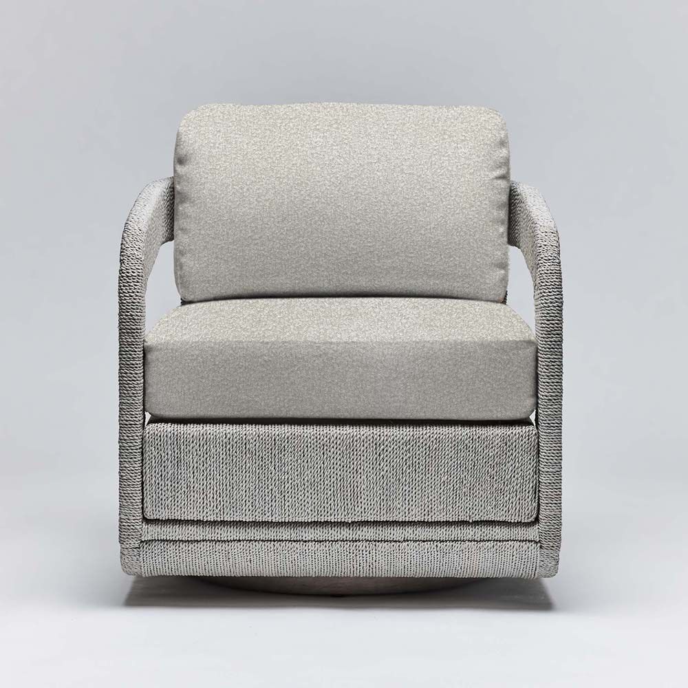 Interlude Harbour Lounge Chair Grey - Image 4