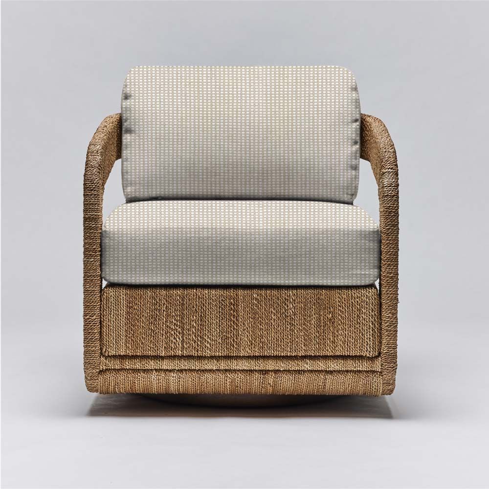 Interlude Harbour Lounge Chair Natural - Image 11