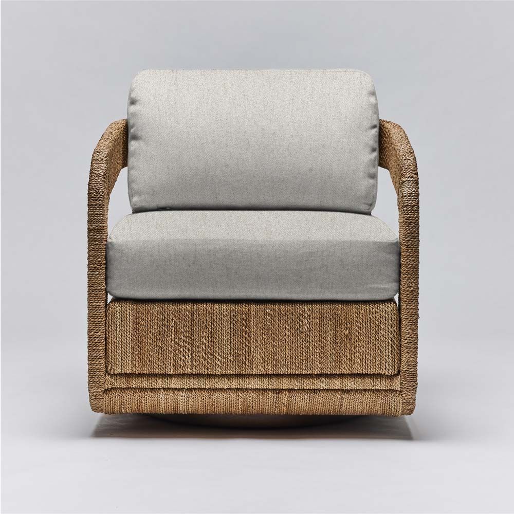 Interlude Harbour Lounge Chair Natural - Image 2
