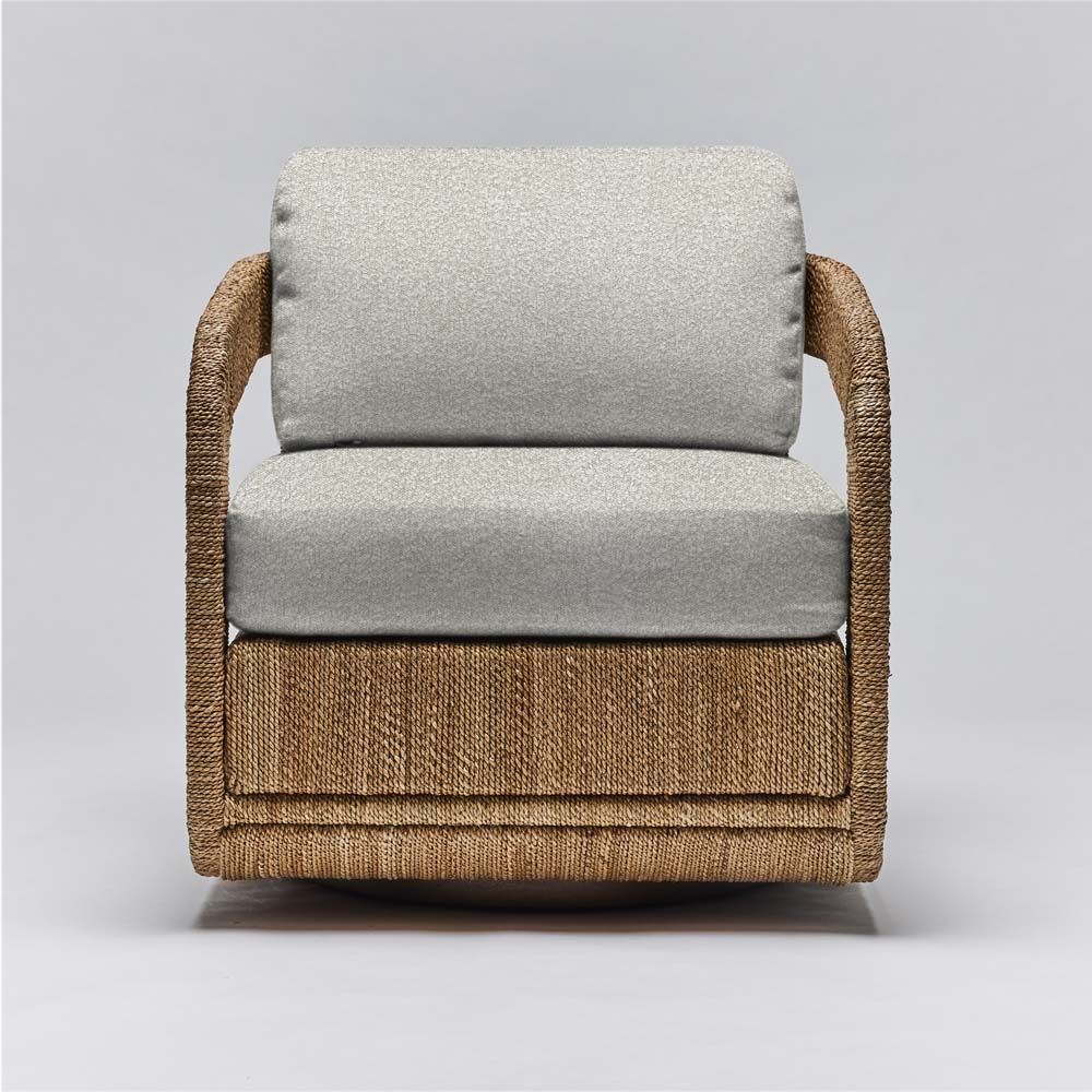 Interlude Harbour Lounge Chair Natural - Image 3