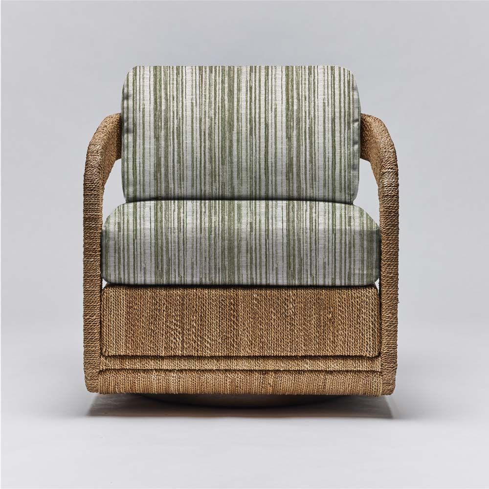 Interlude Harbour Lounge Chair Natural - Image 4