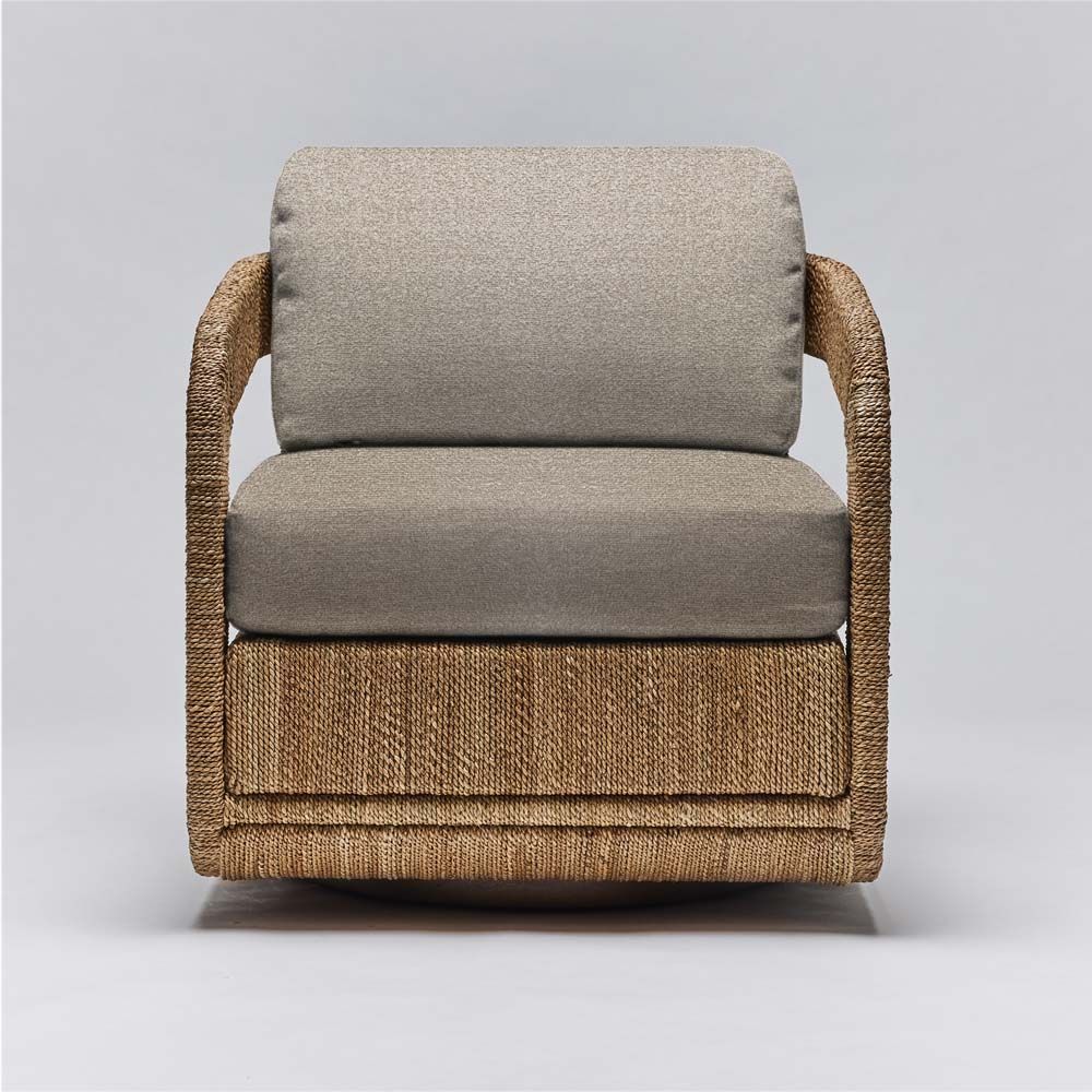 Interlude Harbour Lounge Chair Natural - Image 5