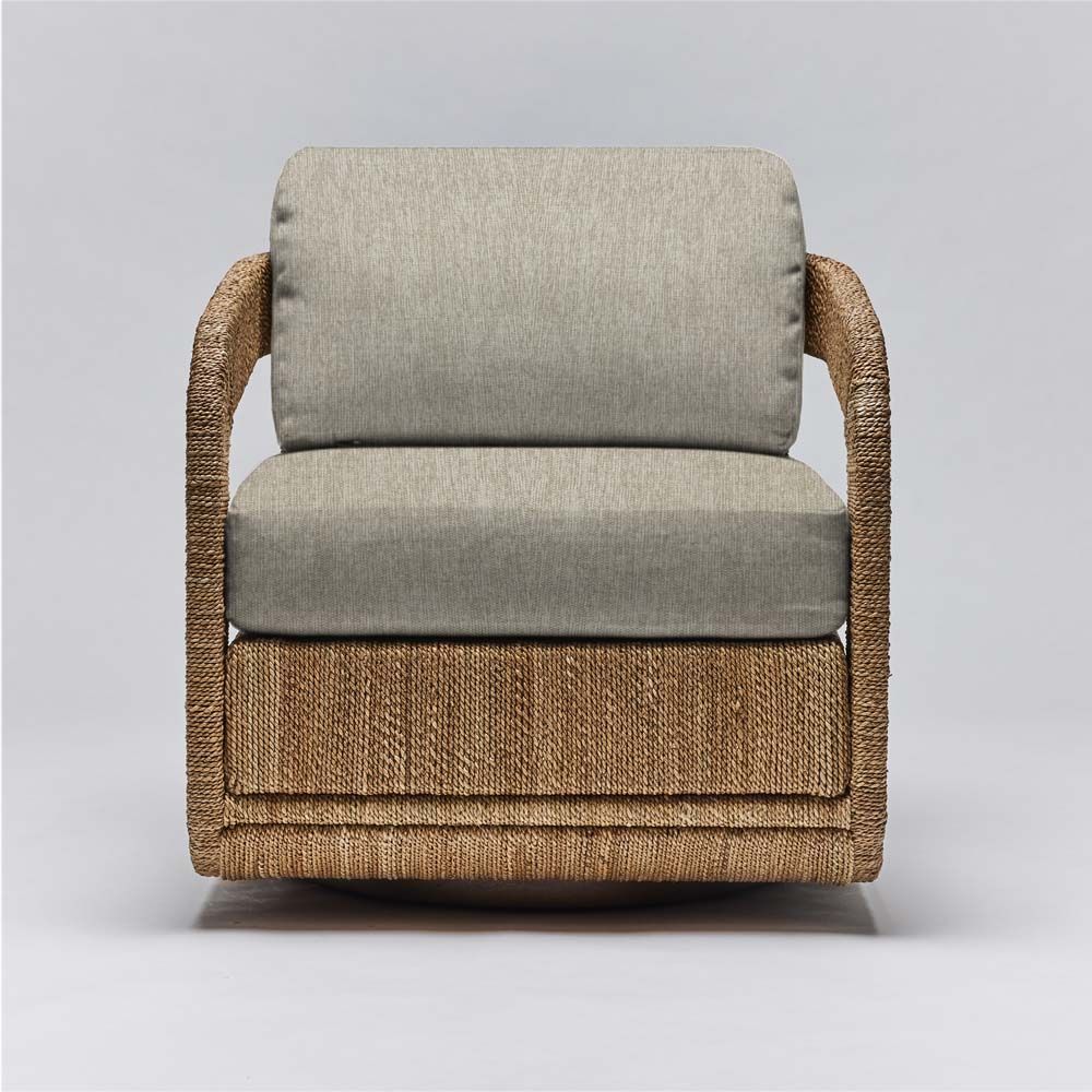 Interlude Harbour Lounge Chair Natural - Image 6