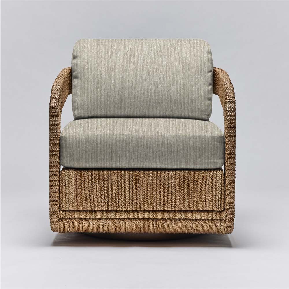 Interlude Harbour Lounge Chair Natural - Image 8