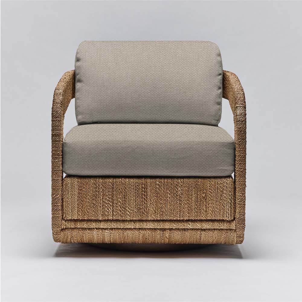 Interlude Harbour Lounge Chair Natural - Image 9