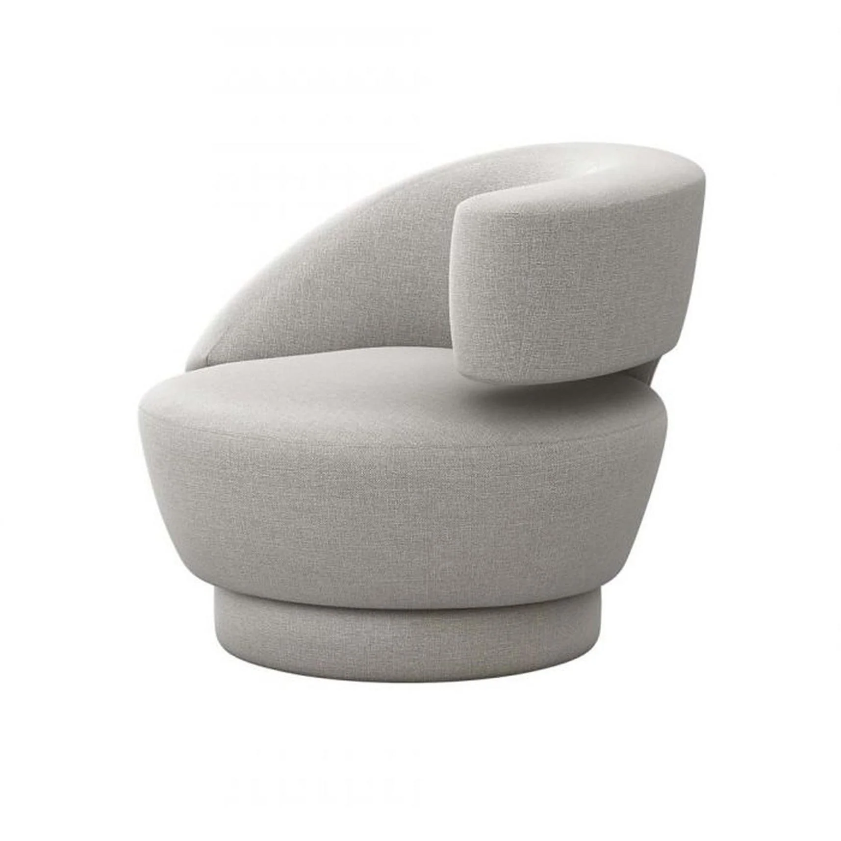 Interlude Arabella Swivel Chair - Image 9