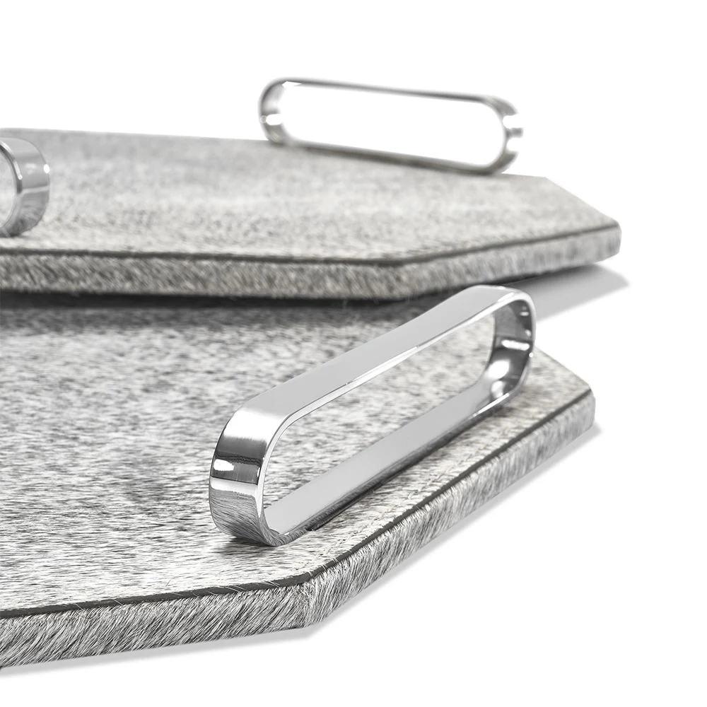 Interlude Audrina Octagonal Trays - Set of 2 - Image 3
