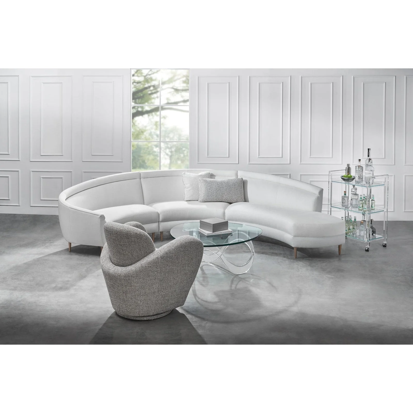 Interlude Capri Chaise Sectional - Image 2
