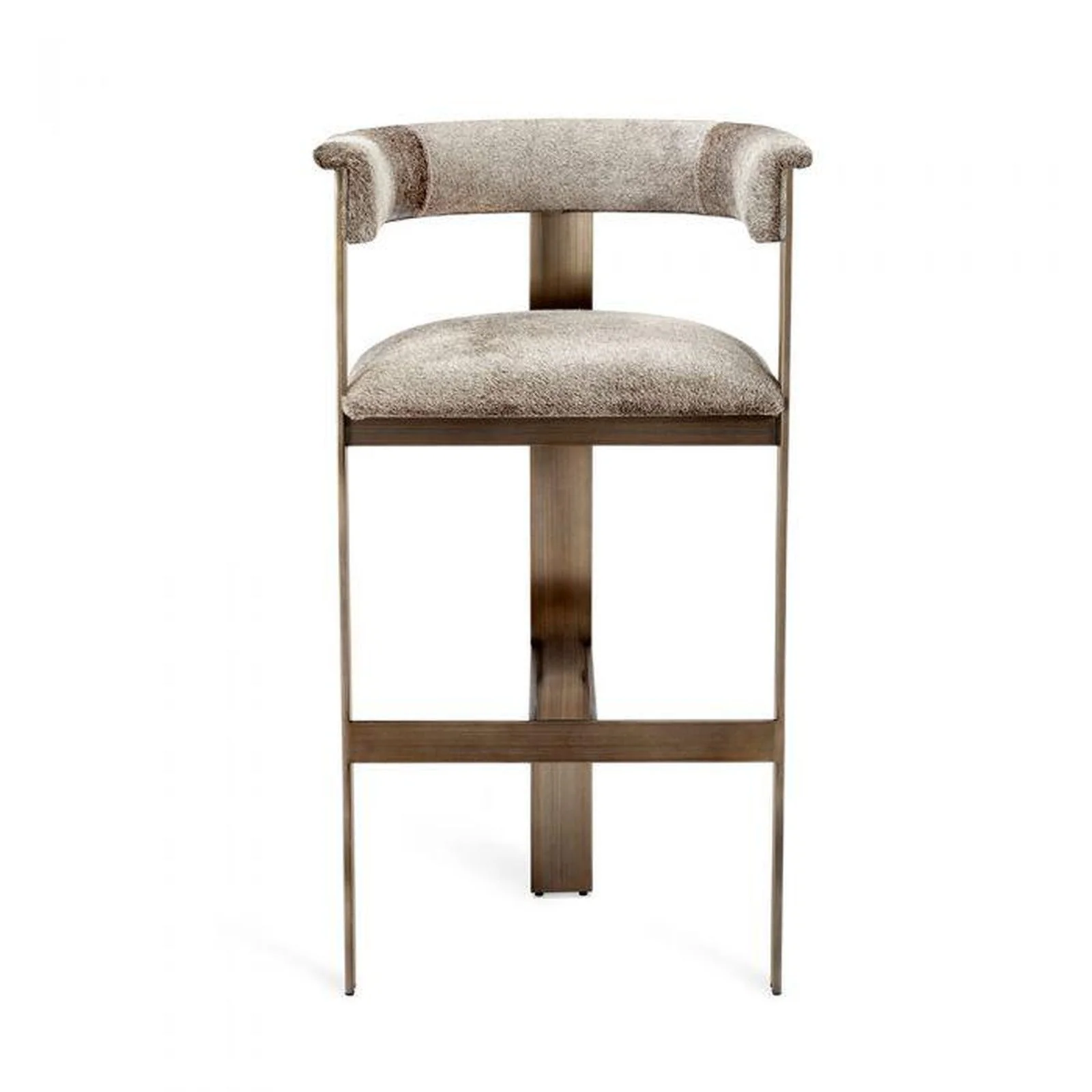 Interlude Darcy Hide Bar Stool - Image 2