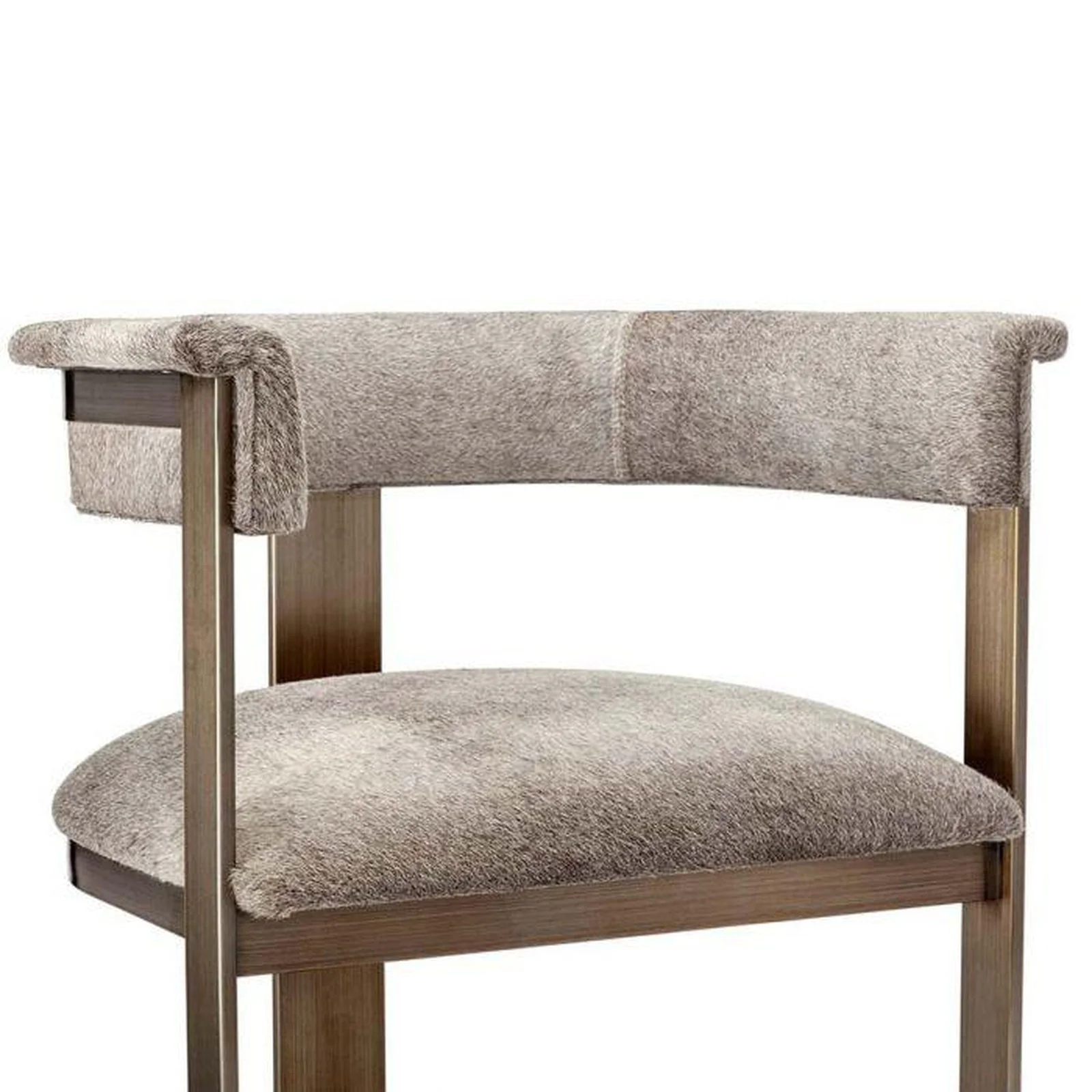 Interlude Darcy Hide Bar Stool - Image 4
