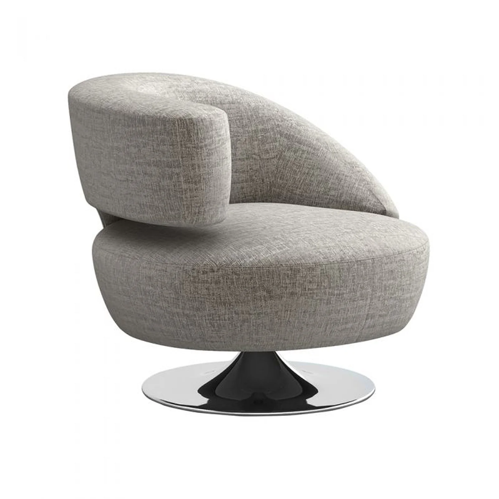 Interlude Isabella Swivel Chair - Image 4