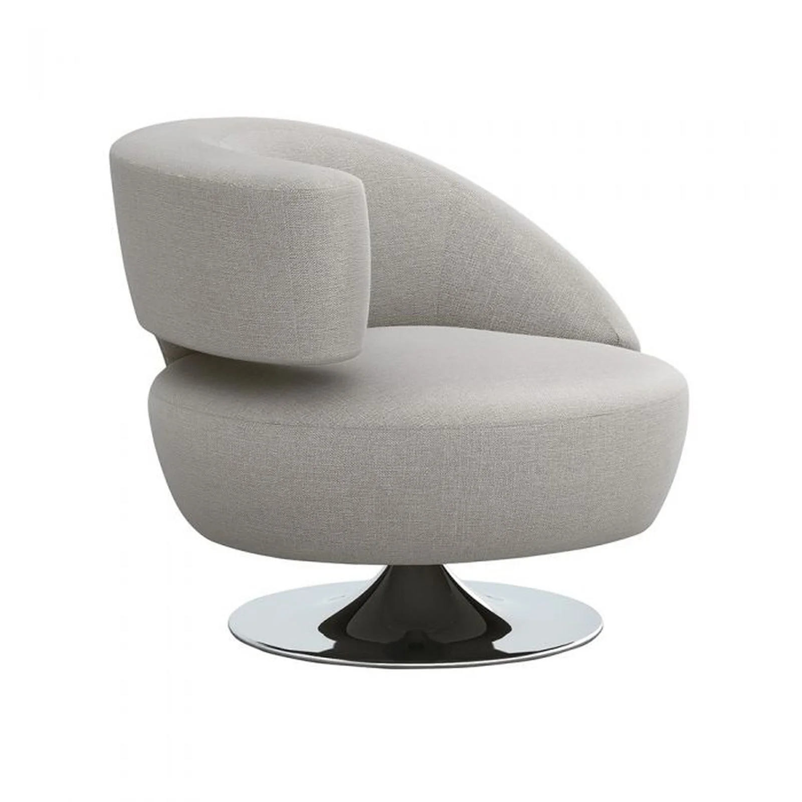 Interlude Isabella Swivel Chair - Image 5