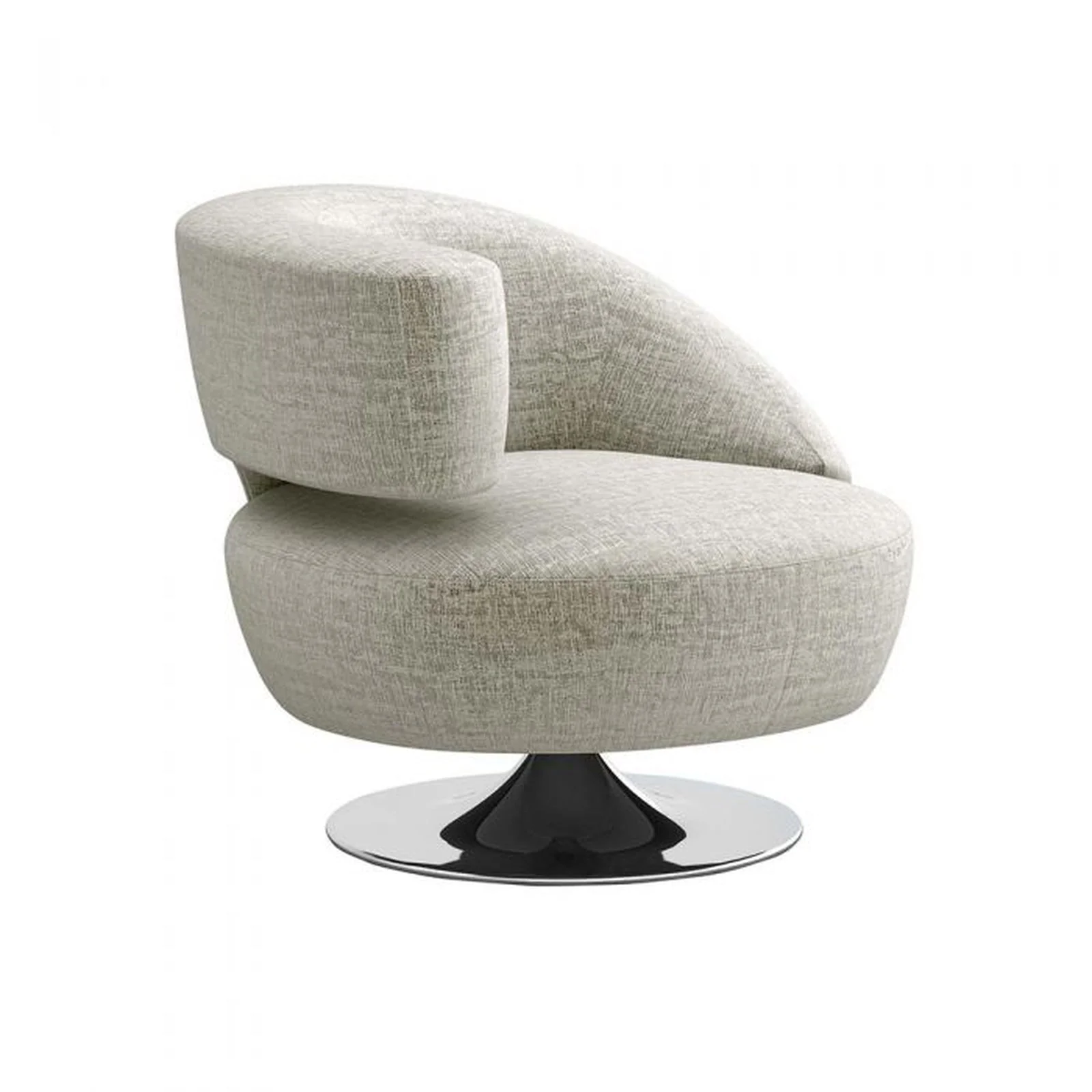 Interlude Isabella Swivel Chair - Image 8