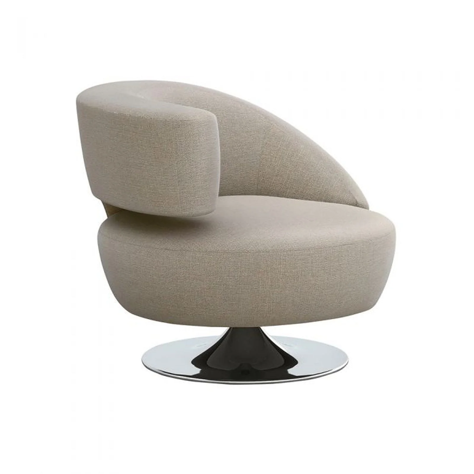Interlude Isabella Swivel Chair - Image 9