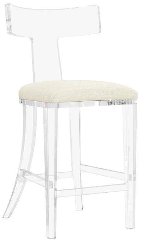 Interlude Tristan Acrylic Counter Stool - Image 5