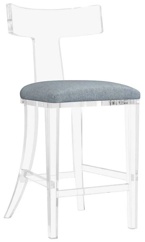 Interlude Tristan Acrylic Counter Stool - Image 7