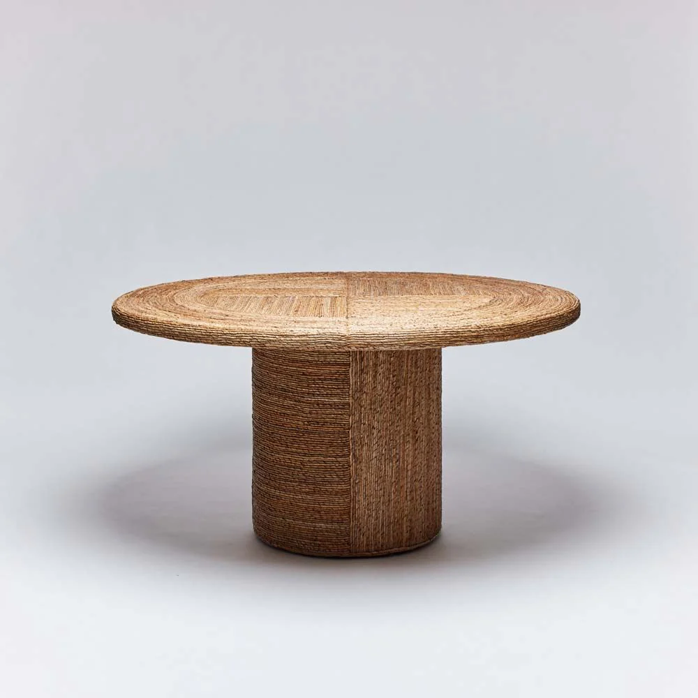 Interlude Laguna Dining Table Banana Bark - Image 2