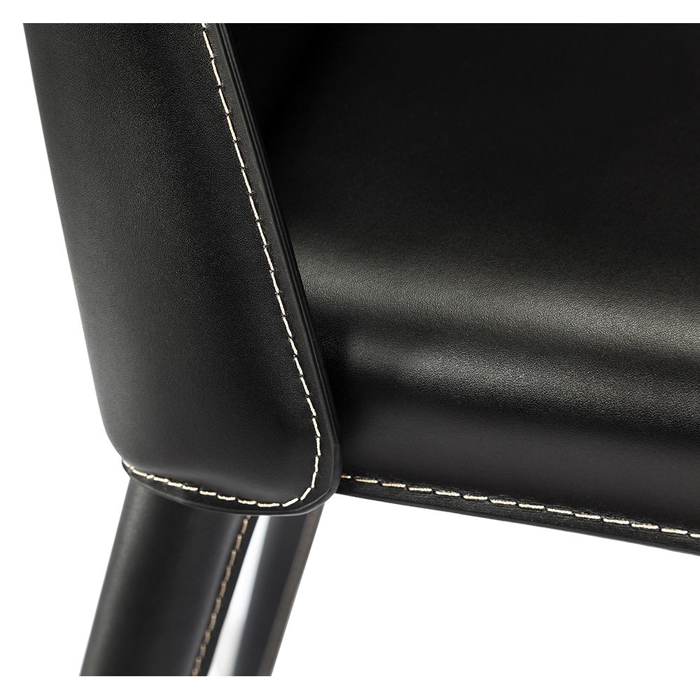 Interlude Malin Counter Stool Black - Image 5