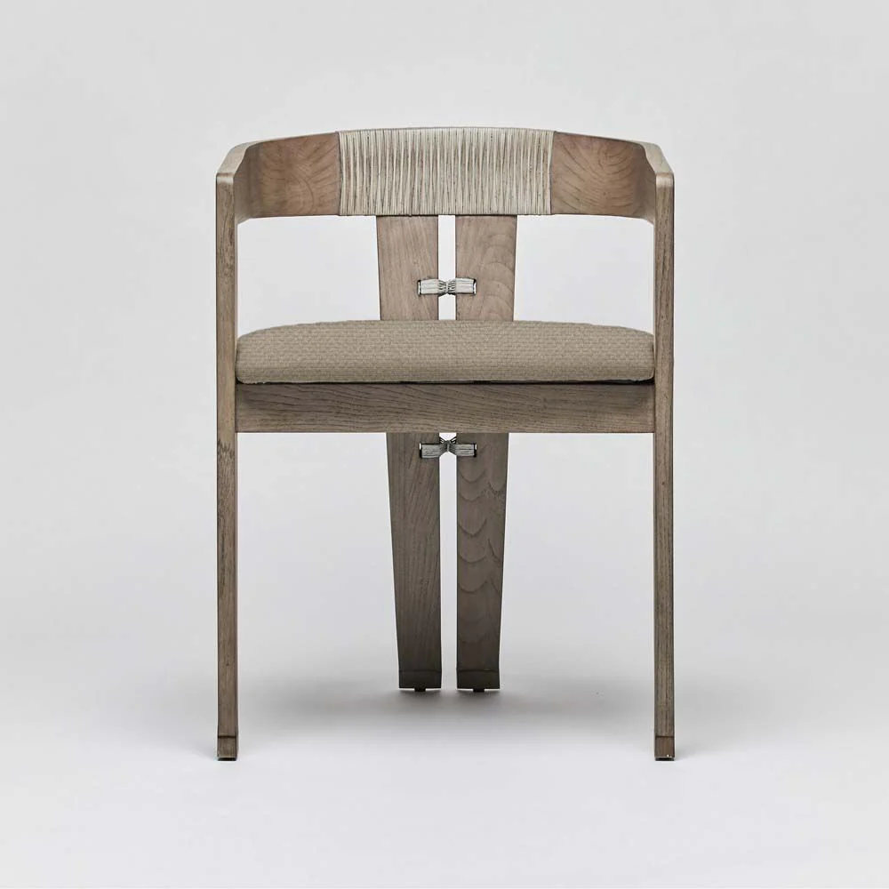 Interlude Maryl III Dining Chair Washed Grey - Image 10