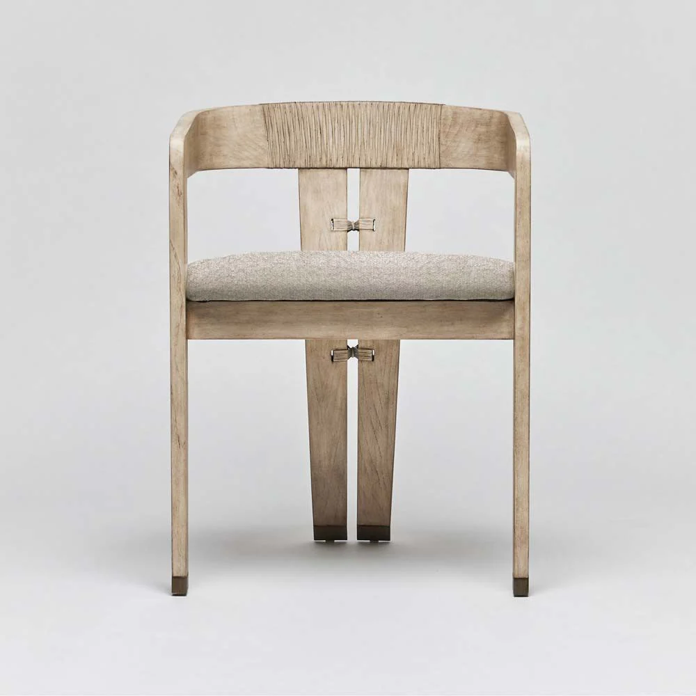 Interlude Maryl III Dining Chair Washed Taupe - Image 3