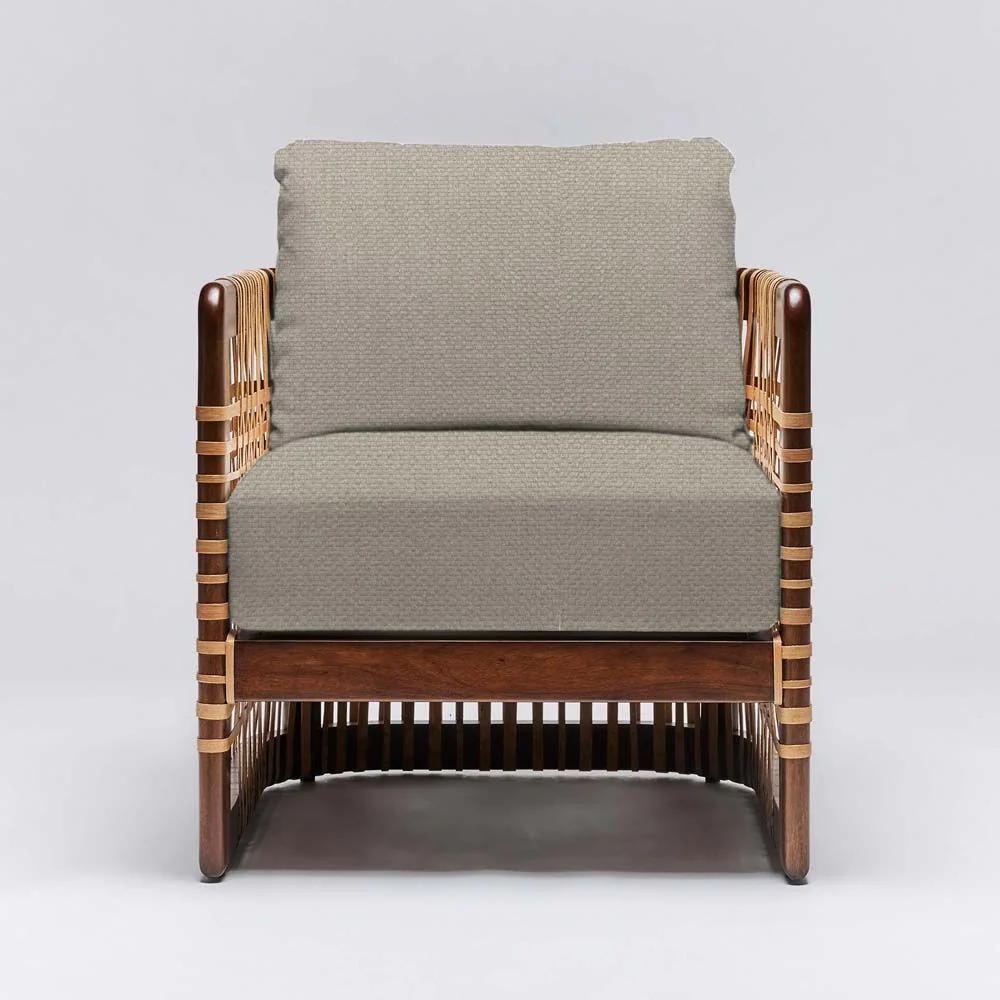Interlude Palms Lounge Chair Chestnut - Image 10