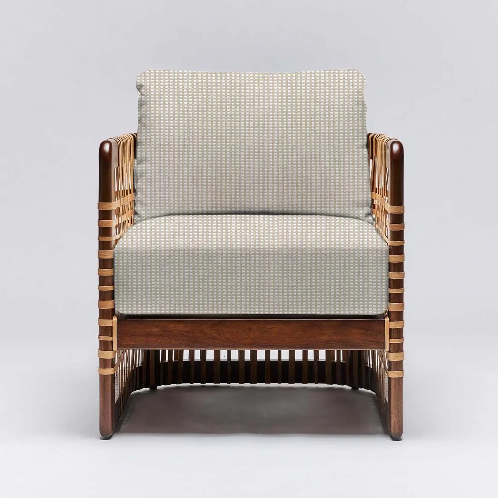 Interlude Palms Lounge Chair Chestnut - Image 12