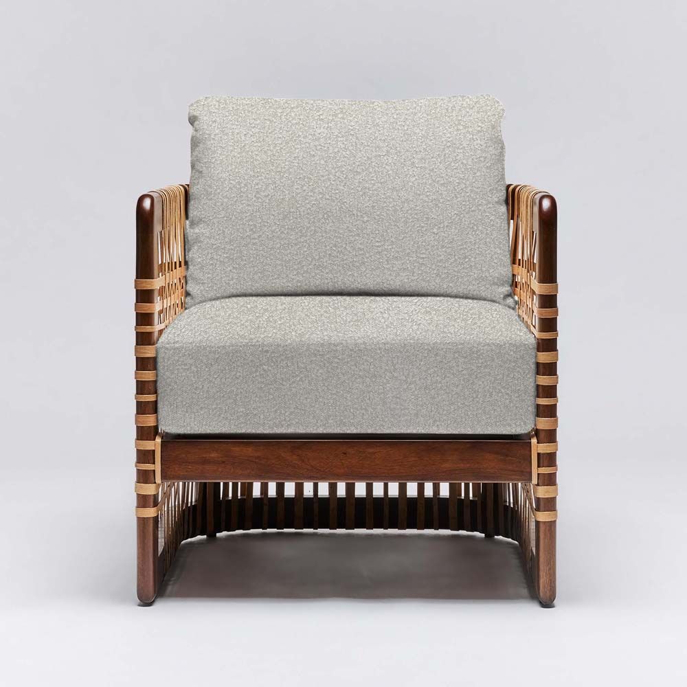 Interlude Palms Lounge Chair Chestnut - Image 4