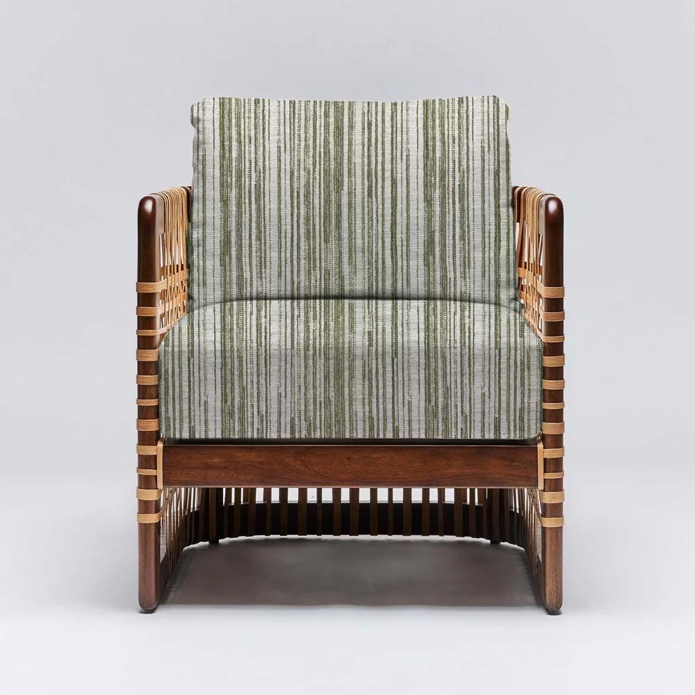Interlude Palms Lounge Chair Chestnut - Image 5