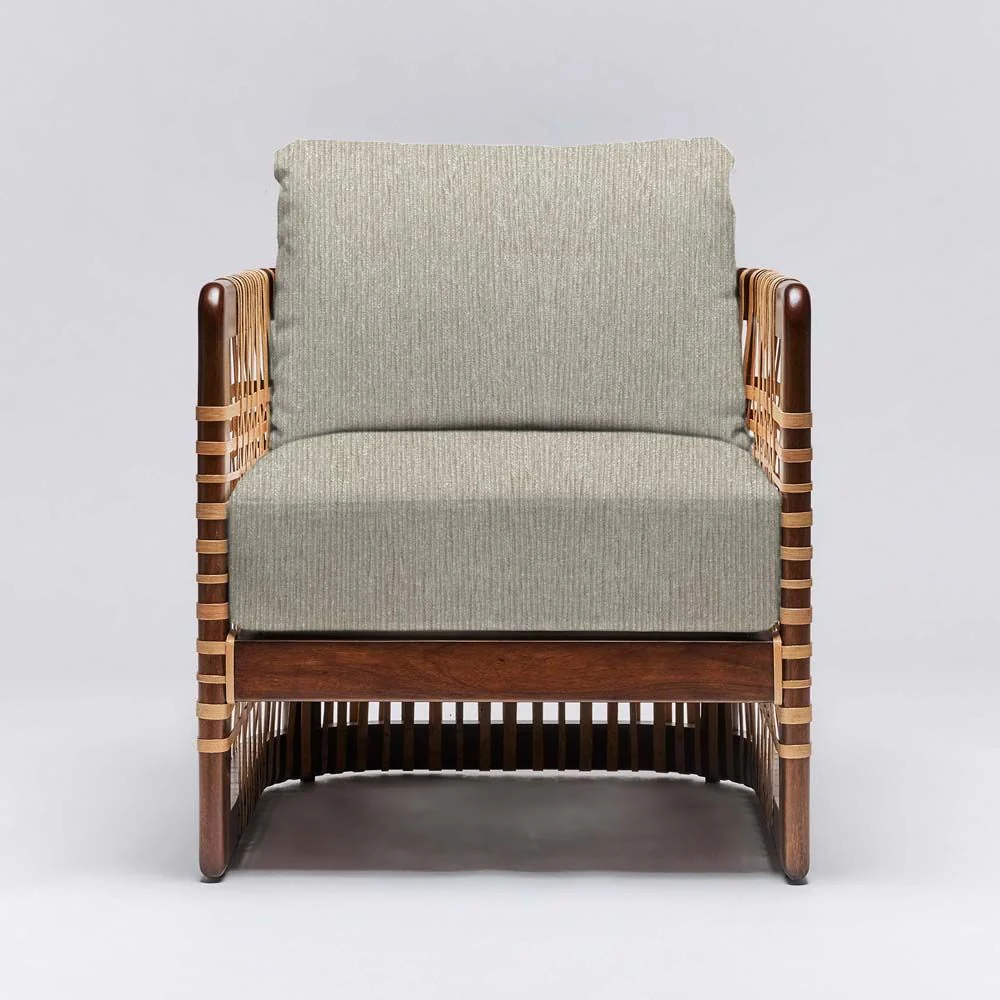 Interlude Palms Lounge Chair Chestnut - Image 9