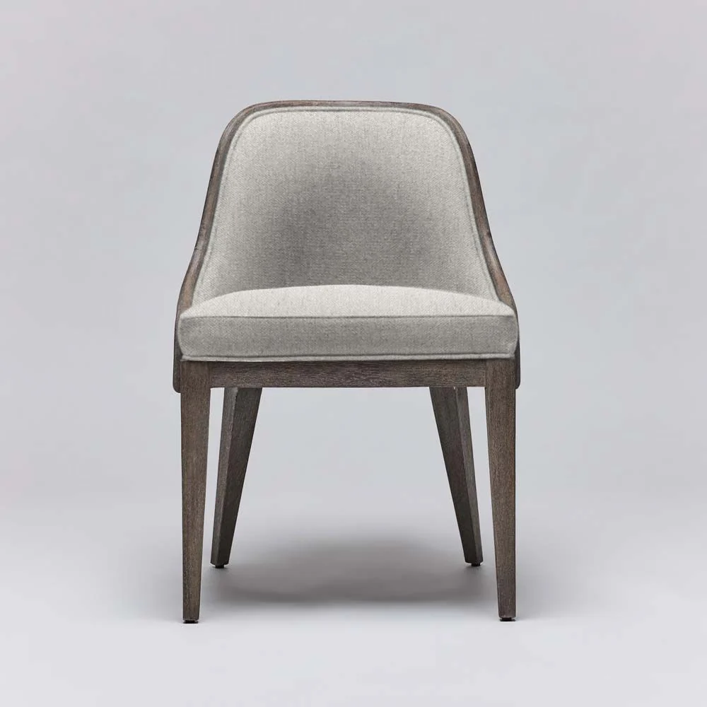 Interlude Siesta Dining Chair Grey Ceruse - Image 3